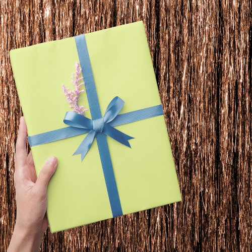 Key Lime Solid Color Wrapping Paper