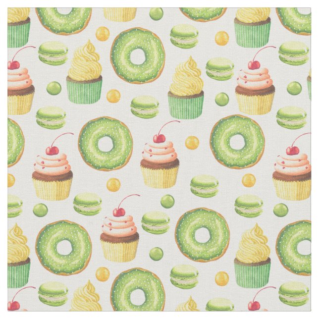 Key Lime Surprise Fabric (Close Up)