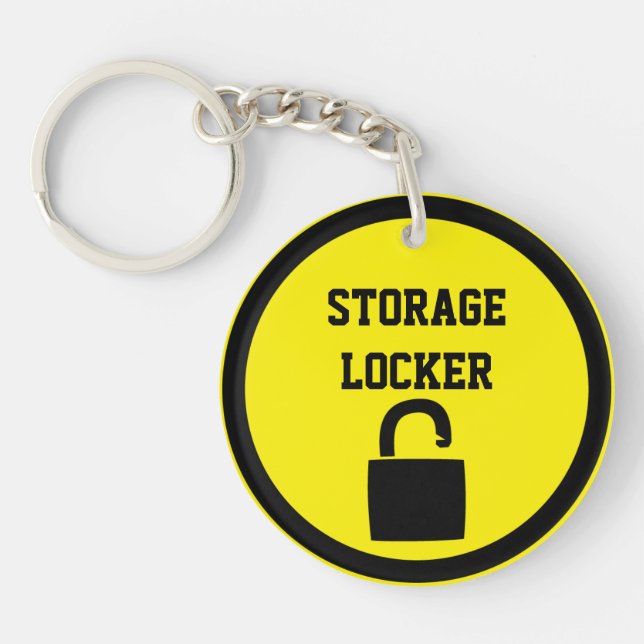 Key Lock Keychain (Front)
