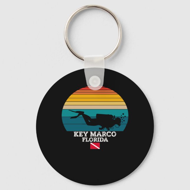 Key Marco US Island Diving Keychain (Front)
