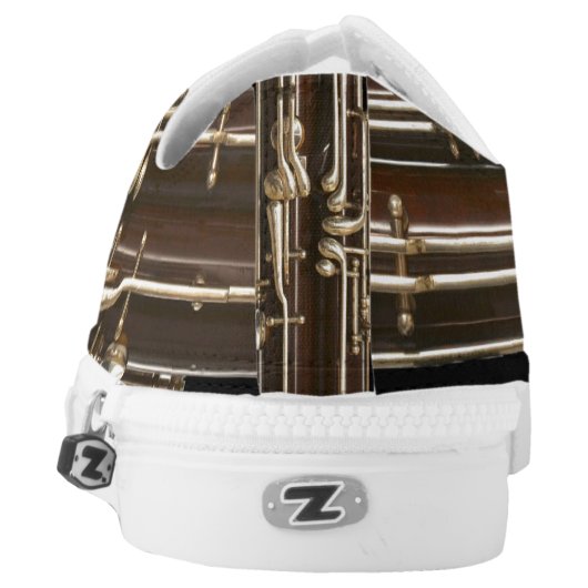 Key Mechanisms of the Bassoon Low-Top Sneakers (Left Shoe Back)