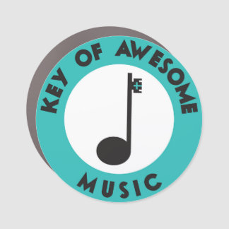 Key of Awesome Music Bumper Sticker Car Magnet
