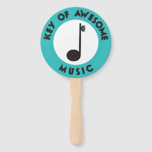 Key of Awesome Music Handfan Hand Fan