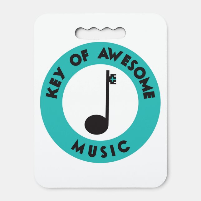 Key of Awesome Music Seat Cushion (Front Vertical)