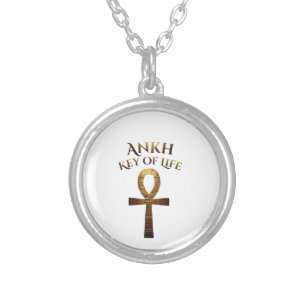 Key of Life Silver Plated Necklace