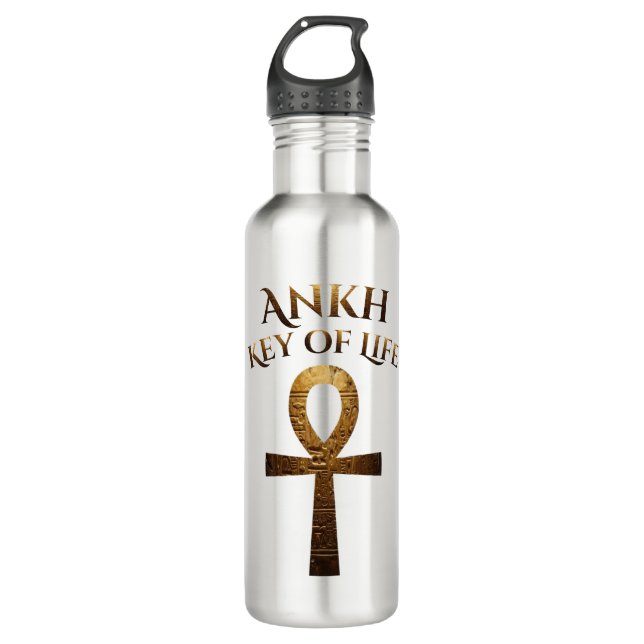 Key of Life Stainless Steel Water Bottle (Front)