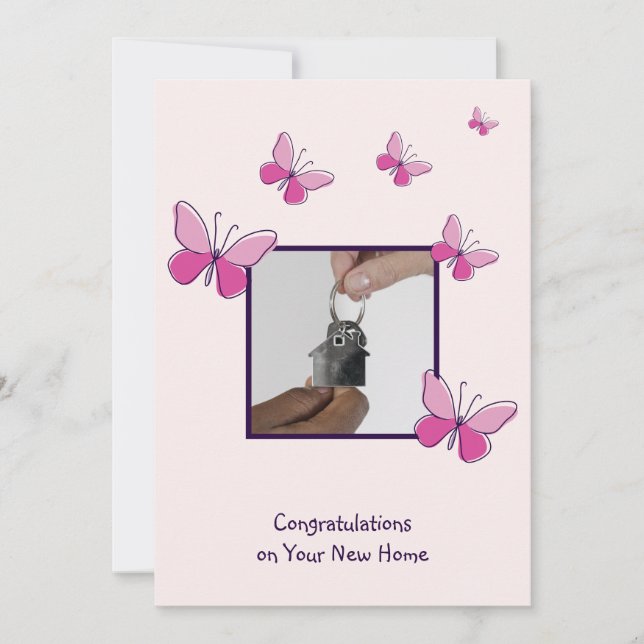 Key Photo Congratulations on Your New Home Card (Front)