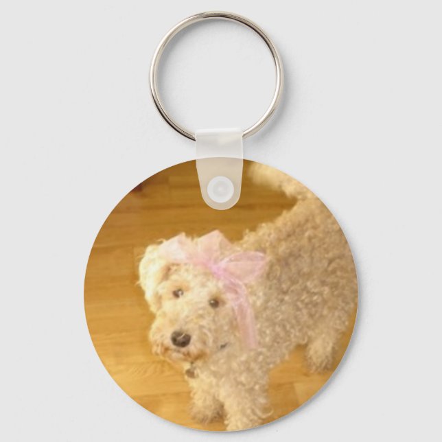 Key ring cute lakeland terrier (Front)