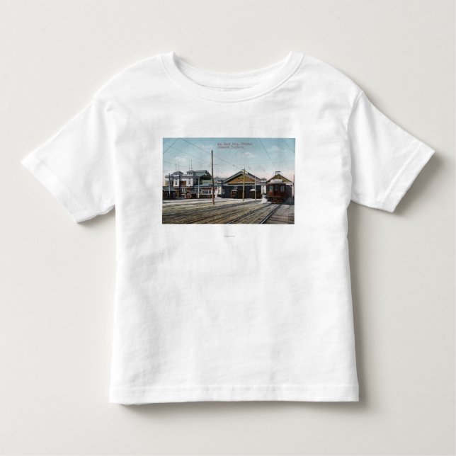 Key Route Ferry Terminal and Railway Toddler T-shirt (Front)