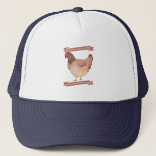 Key To Happiness Surround Yourself With Chickens Trucker Hat