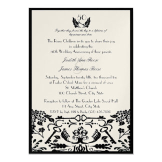 Key to My Heart/ 50th Anniversary Invitation