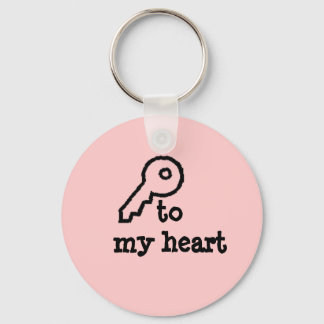 "key to my heart" keychain