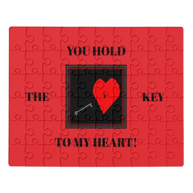 Key to My Heart Puzzle (Puzzle Horizontal)