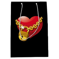 Key To My Heart Valentine's Day Medium Gift Bag