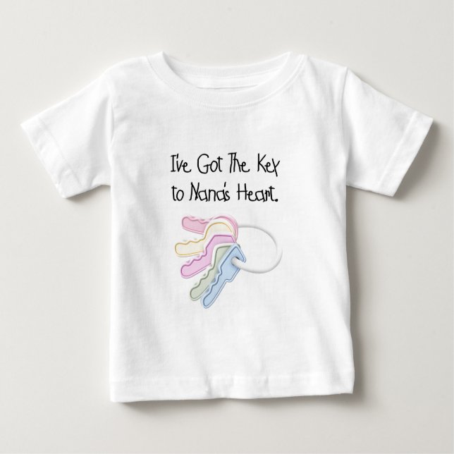 Key to Nana's Heart Tshirts and Gifts (Front)