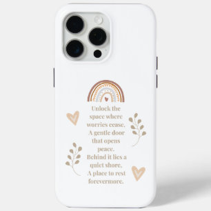 Key to Serenity Phone Case – Inspirational Poem De