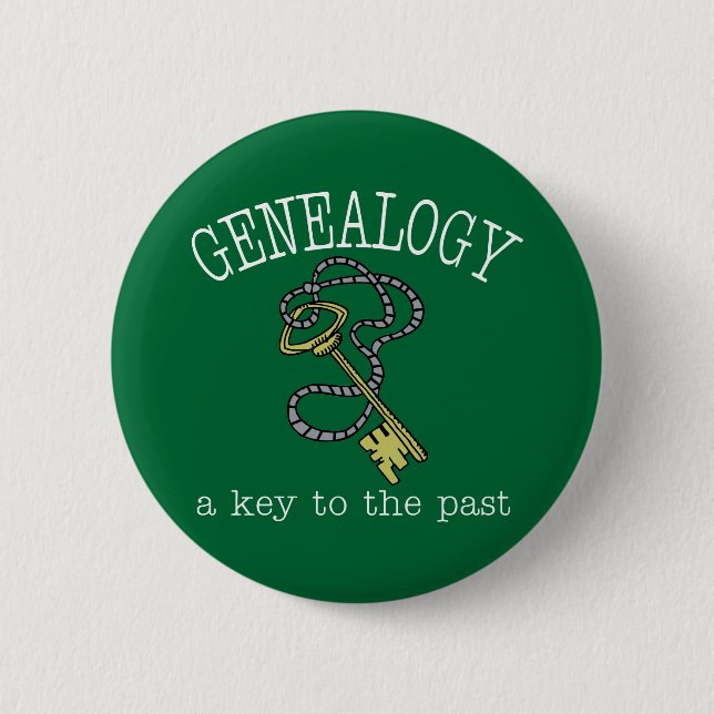 Key To The Past Pinback Button (Front)