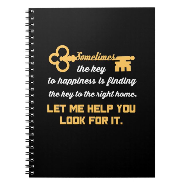 Key To Your New House Notebook (Front)