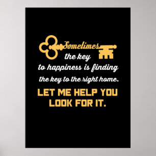 Key To Your New House Poster