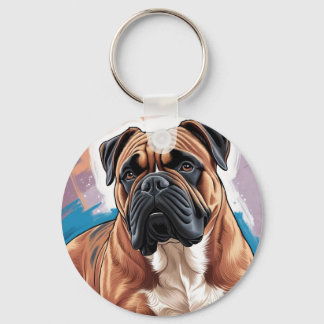 Key trailer dog - boxer keychain