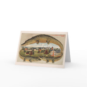 Key West Alligator Card