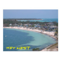 Key West Beach Postcard