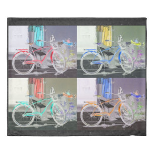 Key West Bicycle Duvet Cover