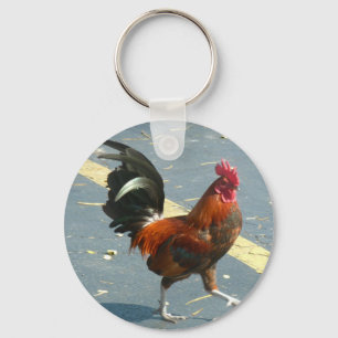 Key West Chicken Keychain