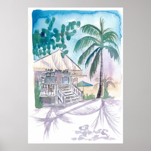 Key West Conch Dream House _ Beach House Poster