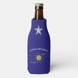 Key West Conch Republic Flag Bottle Cooler