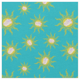 Key West Conch Republic Sun Summer  Fabric