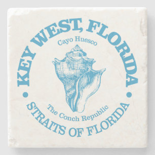 Key West (conch) Stone Coaster