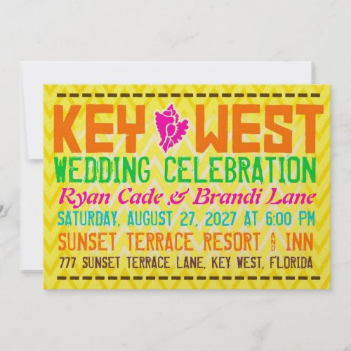 KEY WEST Destination Invitation
