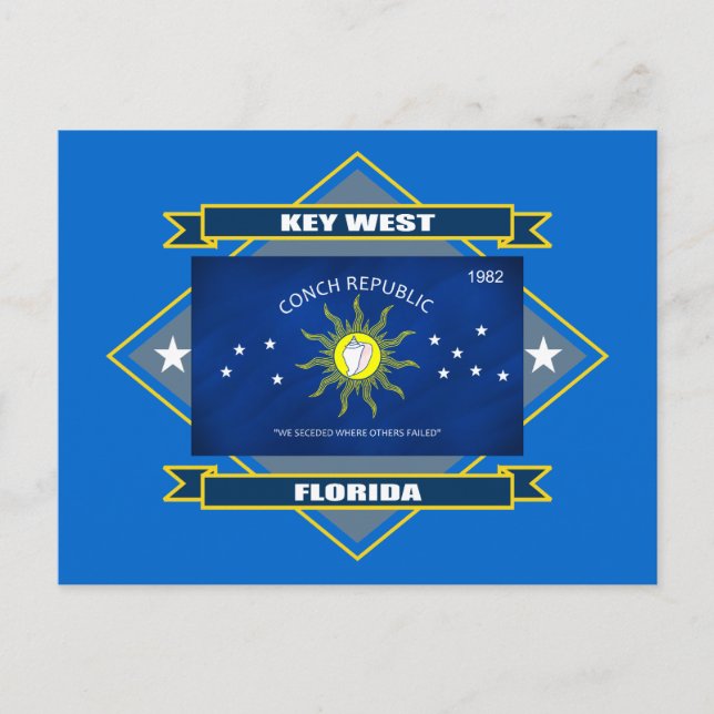 Key West Diamond Postcard (Front)