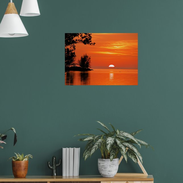 Key West, FL Sunset Poster (Living Room 1)