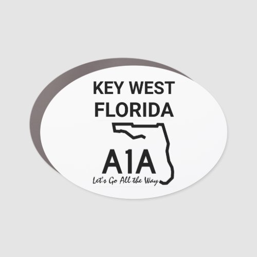 Key West Florida A1A Road Sign Beach Culture