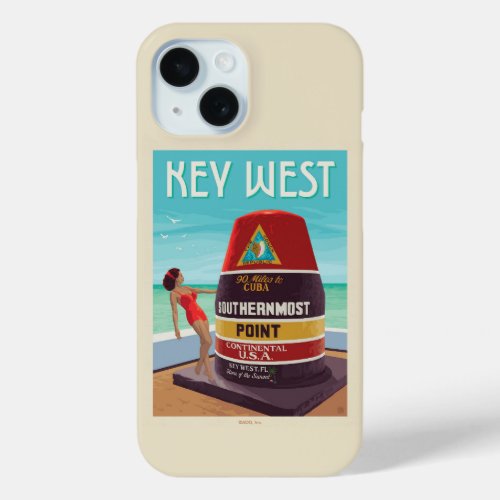 Key West  Florida iPhone 15 Case