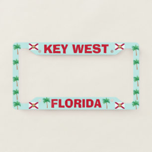 Key West Florida Custom License Plate Frame