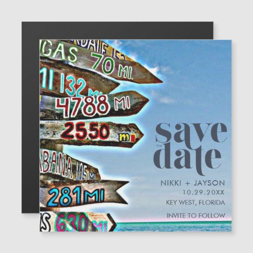 Key West Florida Destination Wedding Save the Date