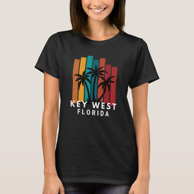 Key West Florida Family Vacation Beach Tropical T-Shirt (Front)