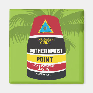 Key West Florida famous Southernmost Point Marker Magnet