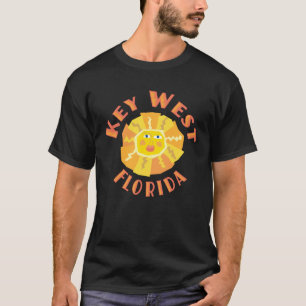 Key West Florida Happy Sun Souvenir T-Shirt
