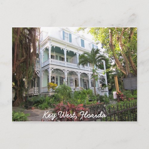 Key West Florida Home Postcard