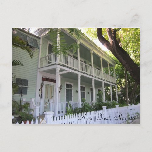 Key West Florida Home Postcard