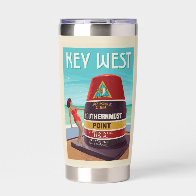 Key West | Florida Insulated Tumbler (Front)