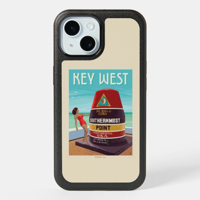 Key West | Florida iPhone 15 Case (Back)