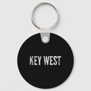 Key West Florida Keys Beach Sunset Fishing Tee  Keychain