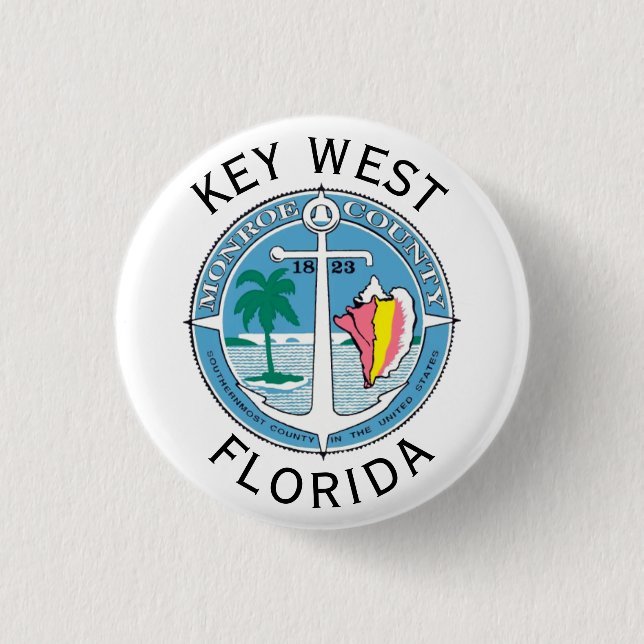 Key West - Florida Keys Button (Front)