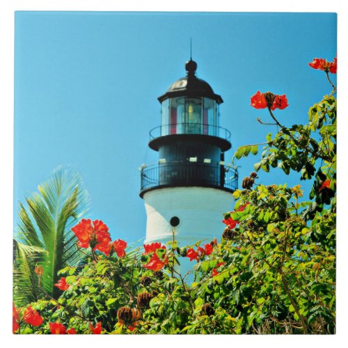 Key West Florida Lighthouse Ceramic Tile