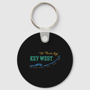 Key West Florida Miami Vibes Beach Sunshine State  Keychain